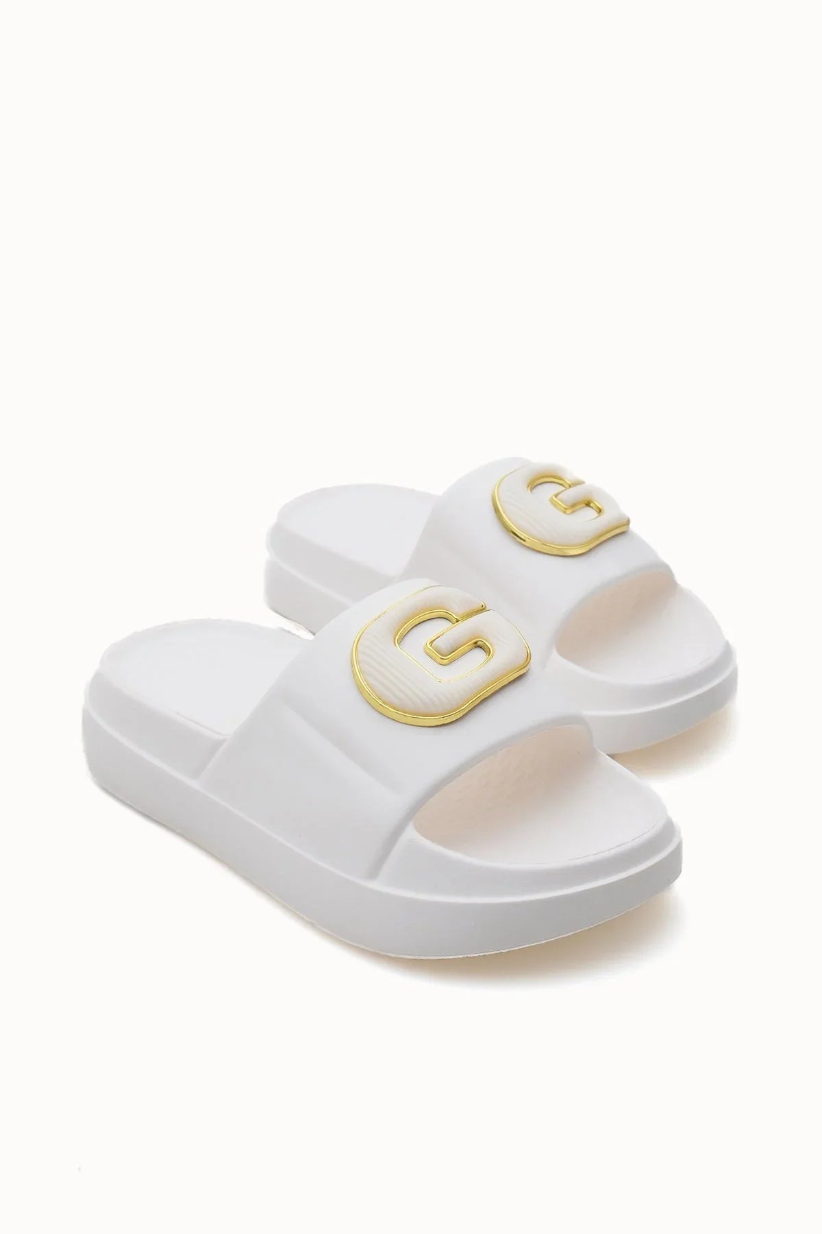 Loventino Lisronyn Kadın Terlik 0012181 Beyaz