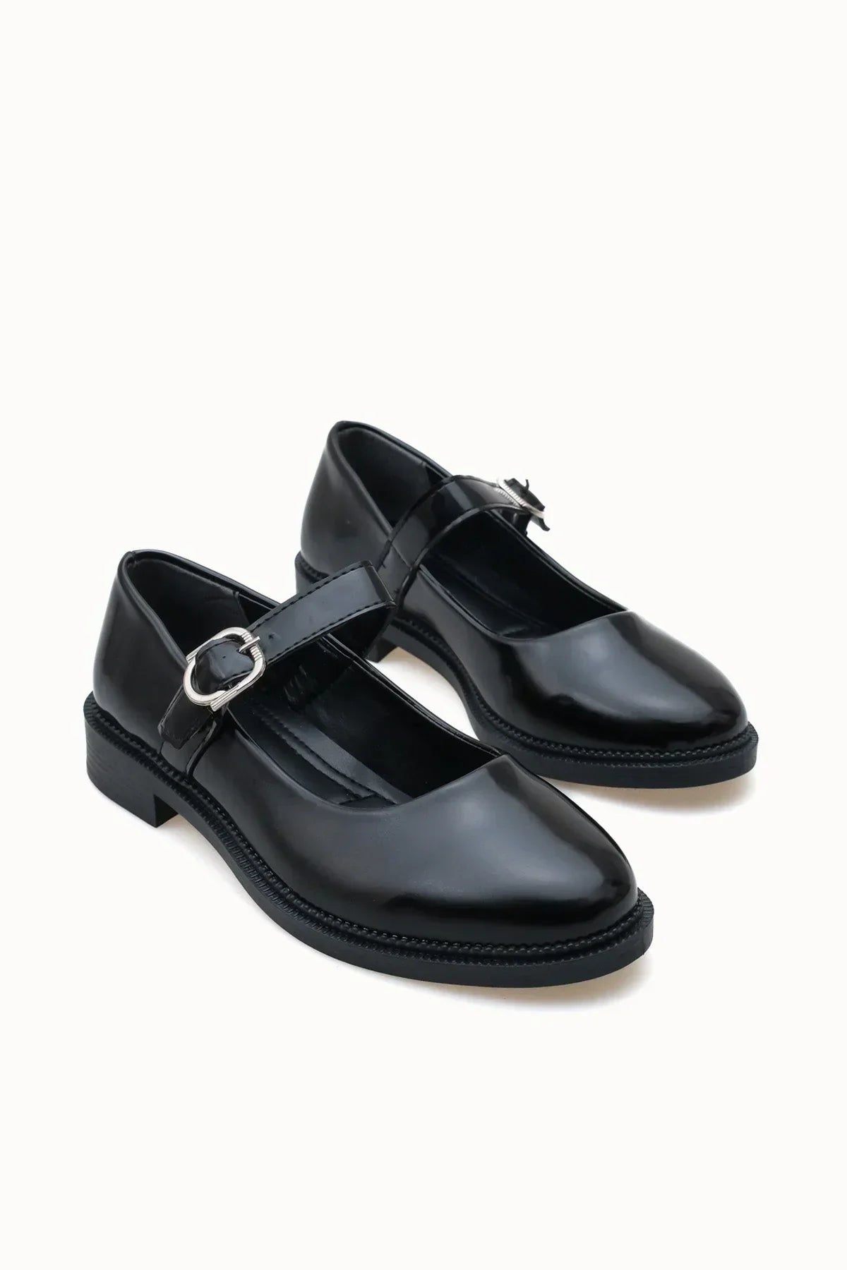 Loventino Saelheira Kadın Babet 0012250 Siyah Rugan