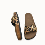 Loventino Hosrathla Kadın Tek Tokalı Terlik 0012603 Leopar - Modern ve sofistike görüntüsüyle her ortama uyum sağlar.