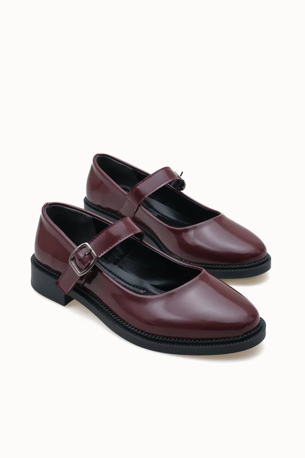 Loventino Saelheira Kadın Babet 0012250 Bordo Rugan