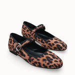 Loventino Gisnalore Kadın Babet 0012277 Leopar - Lüks ve şık leopar desenli babet tasarımı