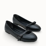 Loventino Ghessinu Kadın Babet 0012230 Siyah Cilt, şıklığı ve konforu birleştiren lüks kadın ayakkabısı.