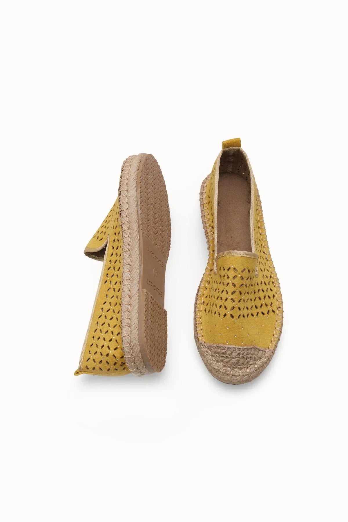 Loventino Iohnalyn Kadın Espadril 00121 Hardal, şık ve konforlu yaz ayakkabısı, lüks stil için ideal.