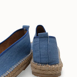 Loventino Giselnesia Kadın Espadril 00123 Kot, mükemmel dikiş kalitesiyle dikkat çeken üst düzey bir ayakkabı.