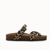 Loventino Jessinesra Kadın Parmak Arası Terlik 0012501 Leopar, şık leopard desenli tasarımıyla yaz aylarında konfor ve moda sunan lüks terlik.