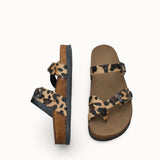 Loventino Ysemlar Kadın Parmak Arası Terlik 0012593 Leopar, ortopedik tabanı ve kaliteli vegan derisi ile konforu sunar.