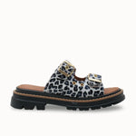 Loventino Tamrithe Kadın Terlik 0012100 Rugan Leopar, lüks ve moda anlayışınızı tamamlayacak şık bir aksesuar.