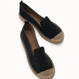 Loventino Giselnesia Kadın Espadril 00123 Siyah, zarif detaylarıyla göz alıcı bir ayakkabı.