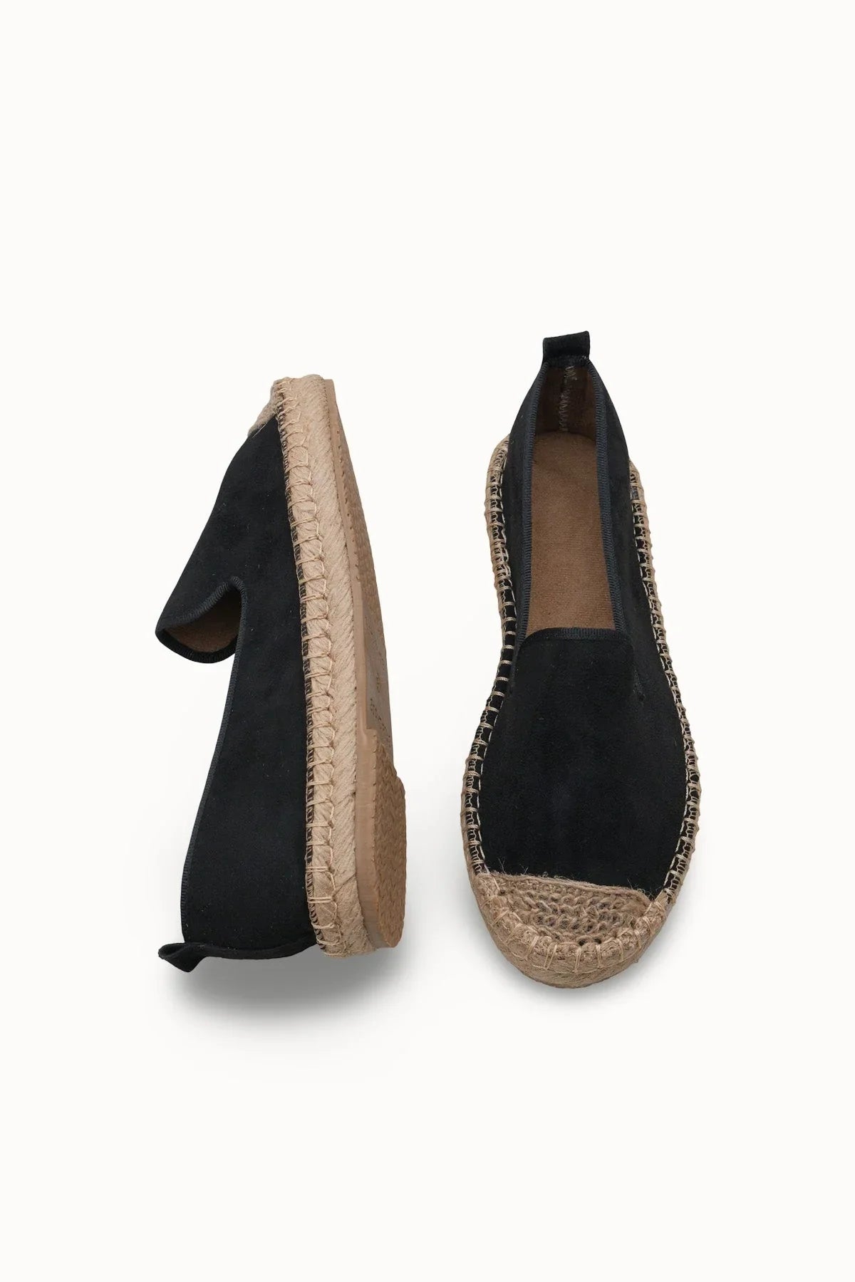 Loventino Giselnesia Kadın Espadril 00123 Siyah, yaz aylarının vazgeçilmezi lüks espadril.