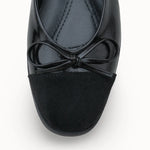 Loventino Kadın Babet 0012098 Siyah Cilt - Şık tasarımı ve kaliteli derisi ile zarif bir görünüm sunan lüks kadın babet.