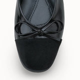 Loventino Kadın Babet 0012098 Siyah Cilt - Şık tasarımı ve kaliteli derisi ile zarif bir görünüm sunan lüks kadın babet.