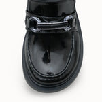 Riccon Loventino Kadın Loafer 00120204 Siyah Rugan, kaliteli malzemelerle üretilmiş, konforlu ve zarif bir seçenek.