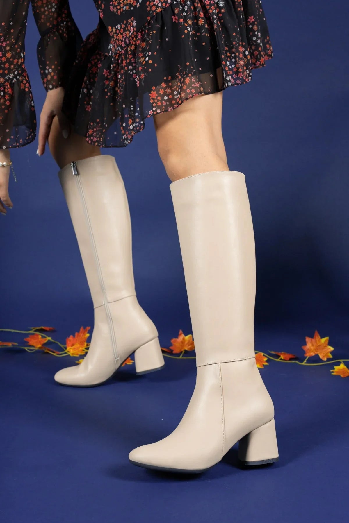 Riccon Kadın Çizme 0012815Y Nude Cilt