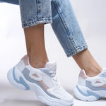 Riccon Kadın Sneaker 0012152 Beyaz Pudra Mavi