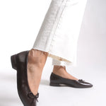 Riccon Kadın Sivri Burun Babet 0012502 Kahverengi Cilt