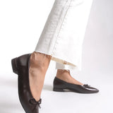 Riccon Kadın Sivri Burun Babet 0012502 Kahverengi Cilt