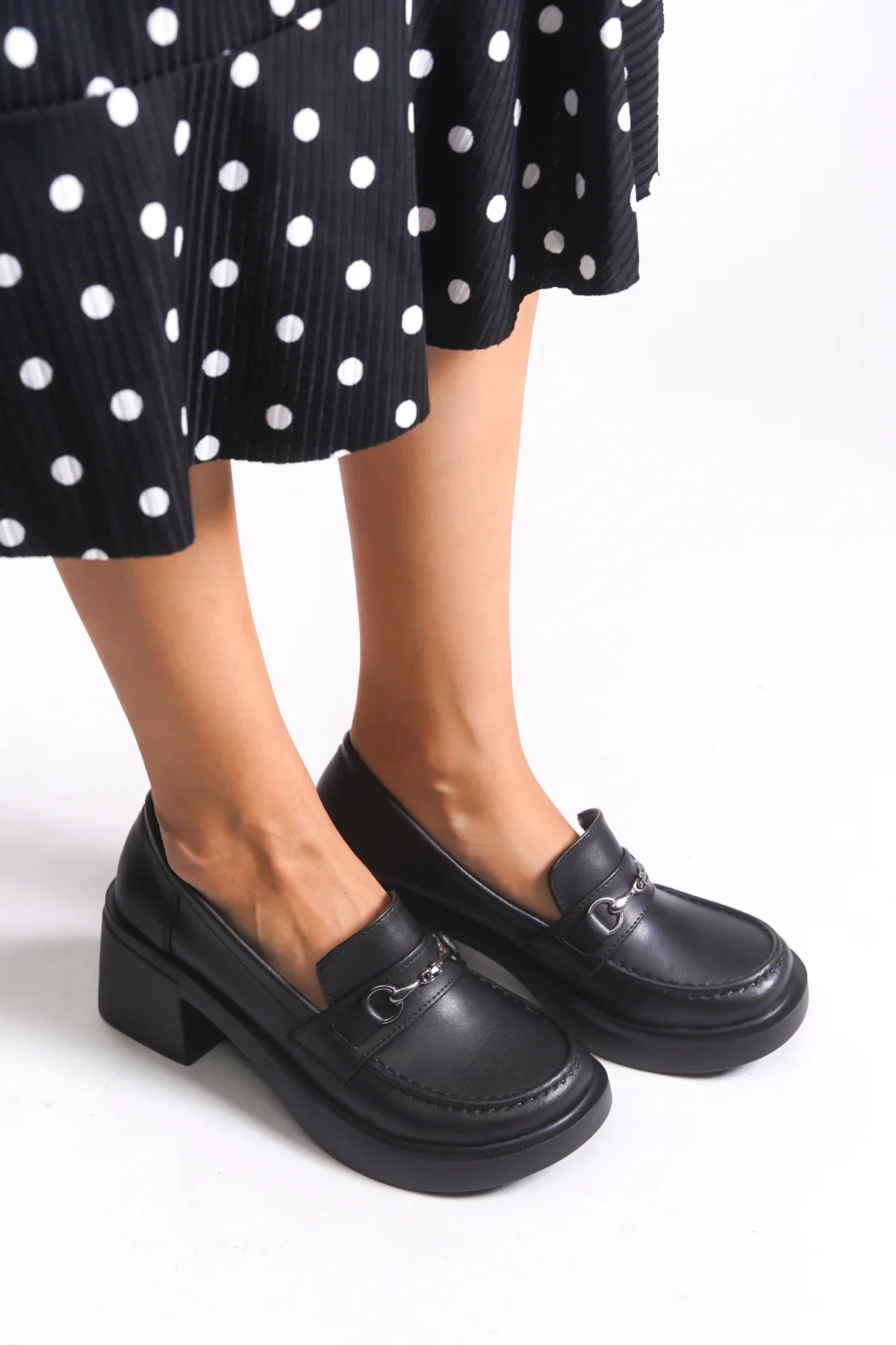 Riccon Kadın Loafer 00120204 Siyah