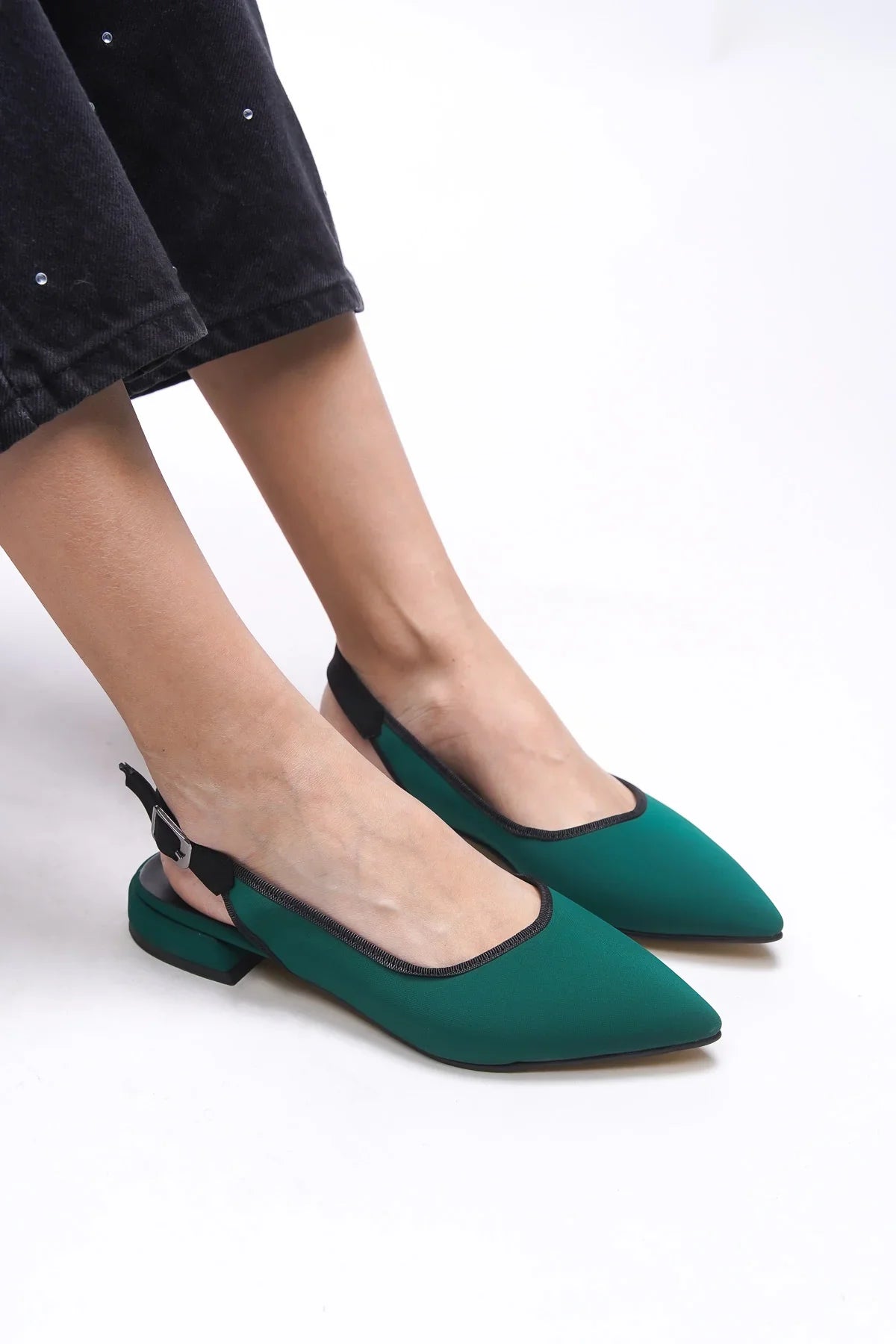 Riccon Athstele Kadın Topuklu Ayakkabı 0012400 Yeşil