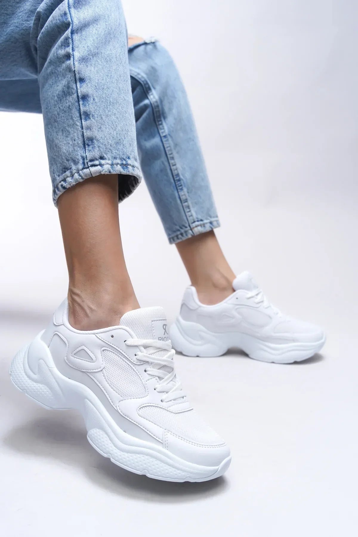 Riccon Kadın Sneaker 0012152 Beyaz