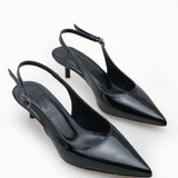Riccon Kadın Sivri Burunlu Arkası Açık İnce Topuklu Ayakkabı 0012200