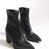 Riccon Kadın Sivri Burun Streç Bot 0012080 Siyah