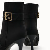 Riccon Olytheris Kadın Topuklu Sivri Burun Bot 00128505