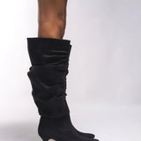 Loventino Jenfarrel Kadın Körüklü Çizme 00126000 Siyah Süet