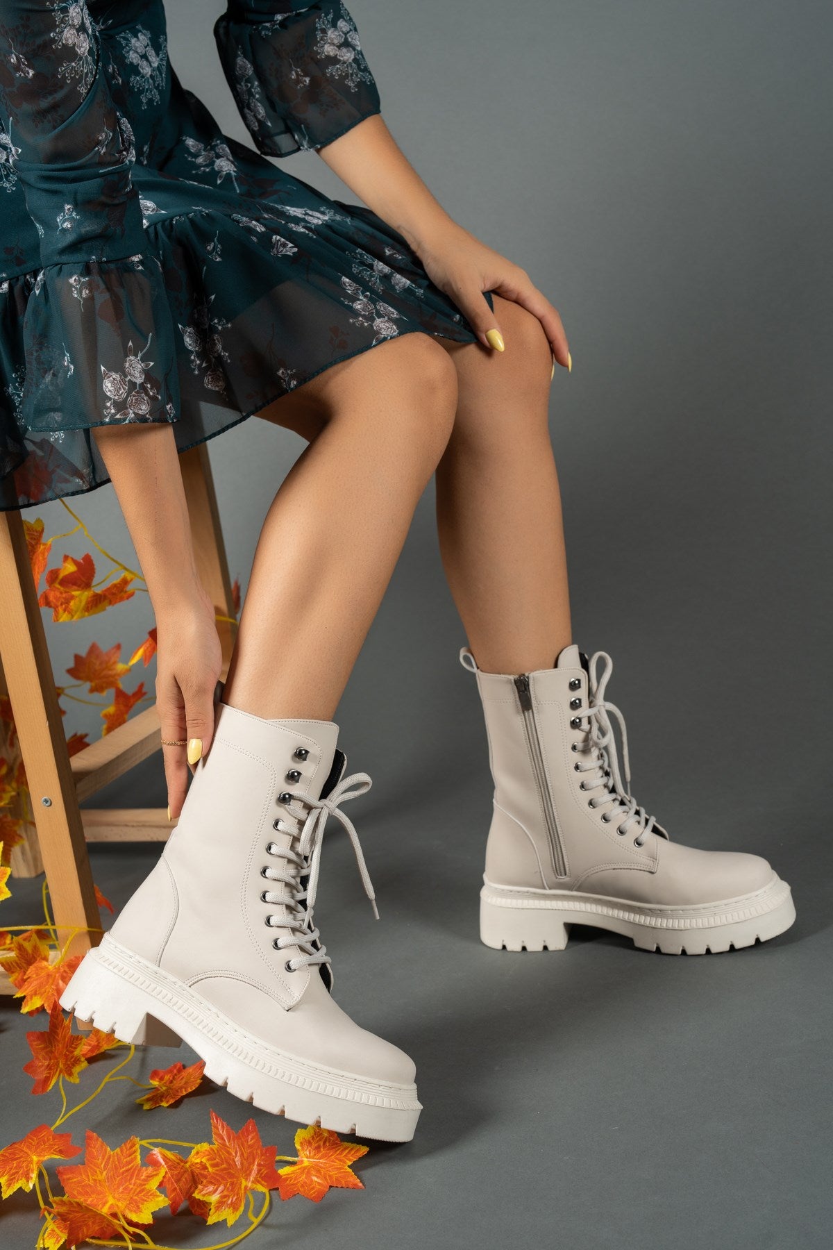 Riccon Kadın Fermuarlı Bot 0012299