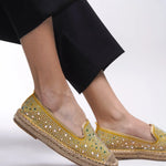 Loventino Elysrue Kadın Espadril 001210 Hardal