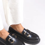 Riccon Kadın Loafer 0012510 Siyah