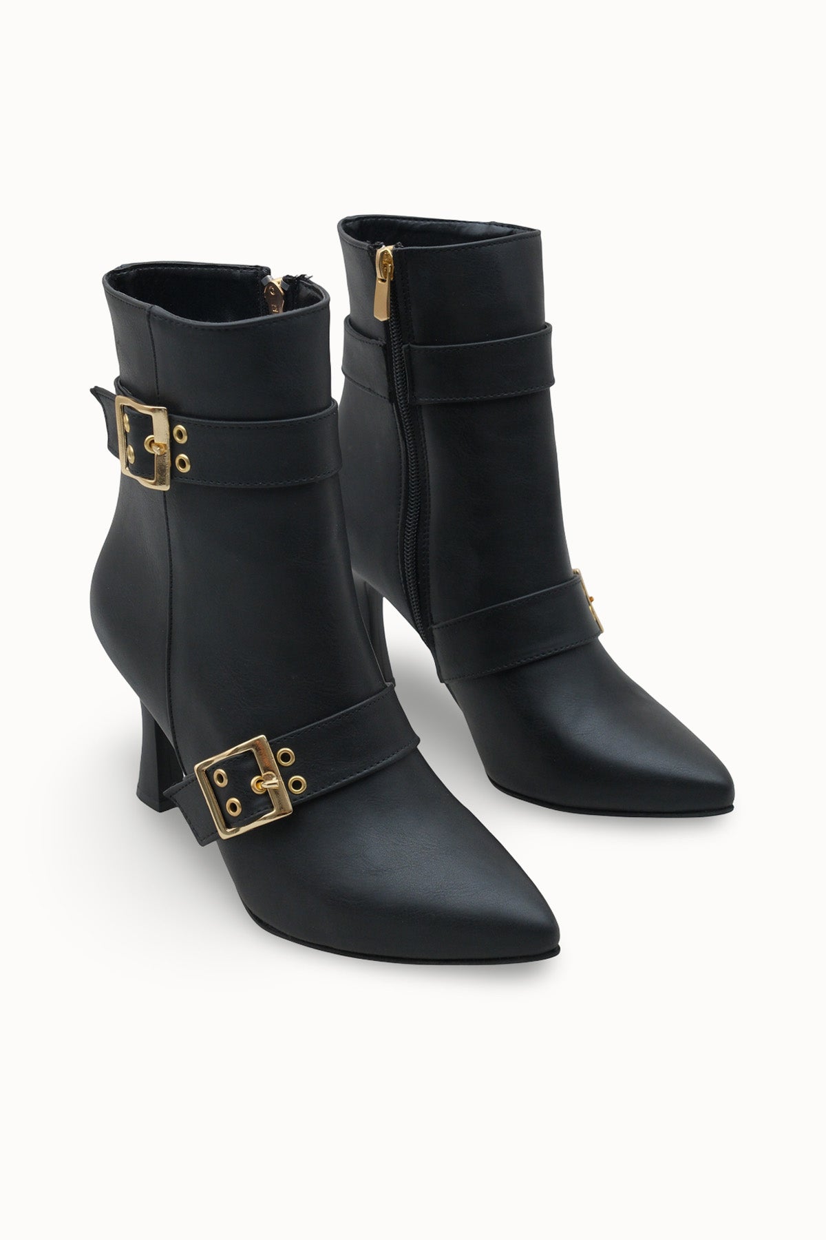 Riccon Olytheris Kadın Topuklu Sivri Burun Bot 00128505