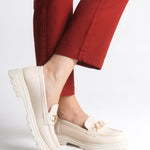 Riccon Kadın Loafer 0012506 Bej