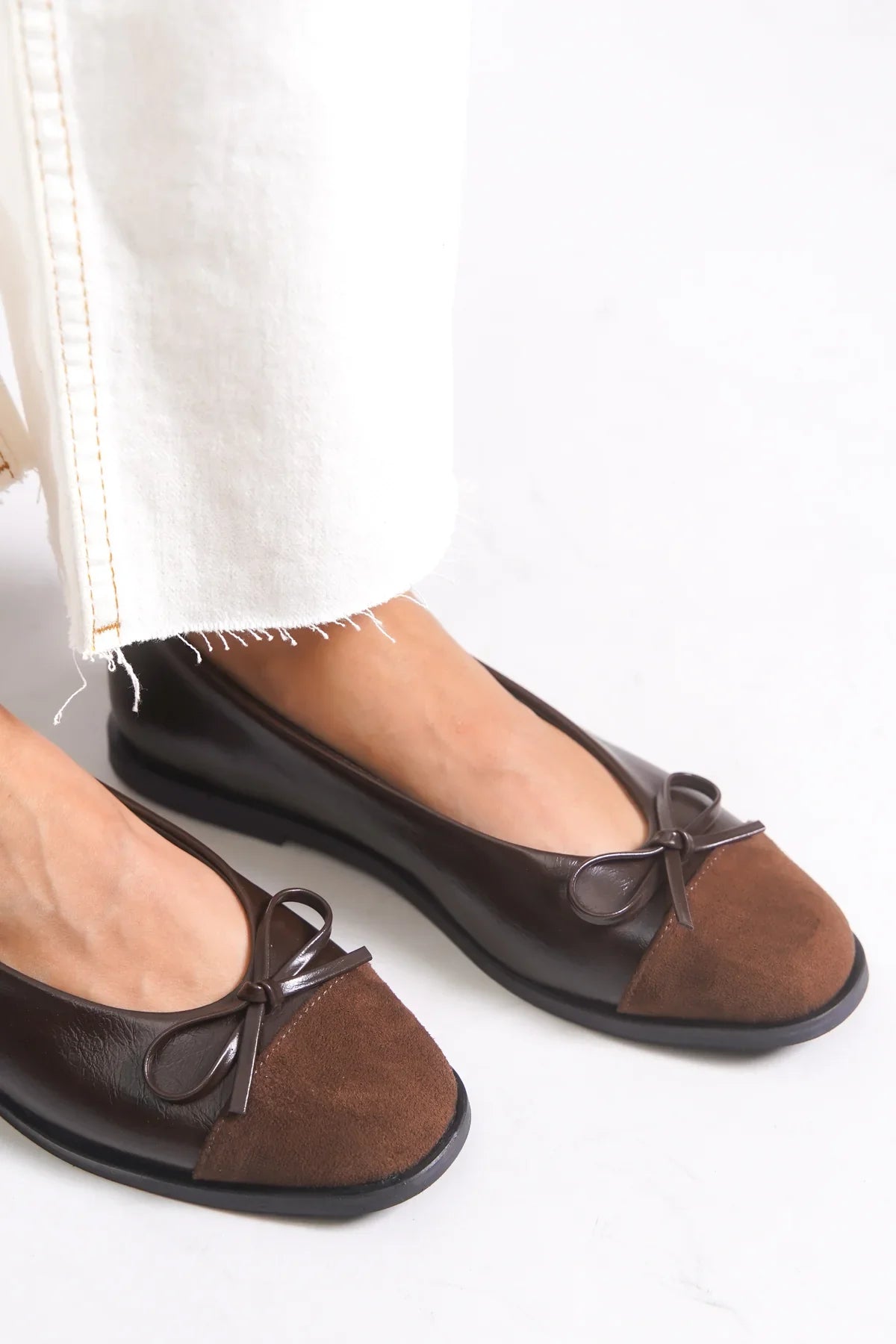 Riccon Kadın Babet 0012098 Kahverengi Cilt