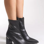 Riccon Kadın Sivri Burun Streç Bot 0012080 Siyah