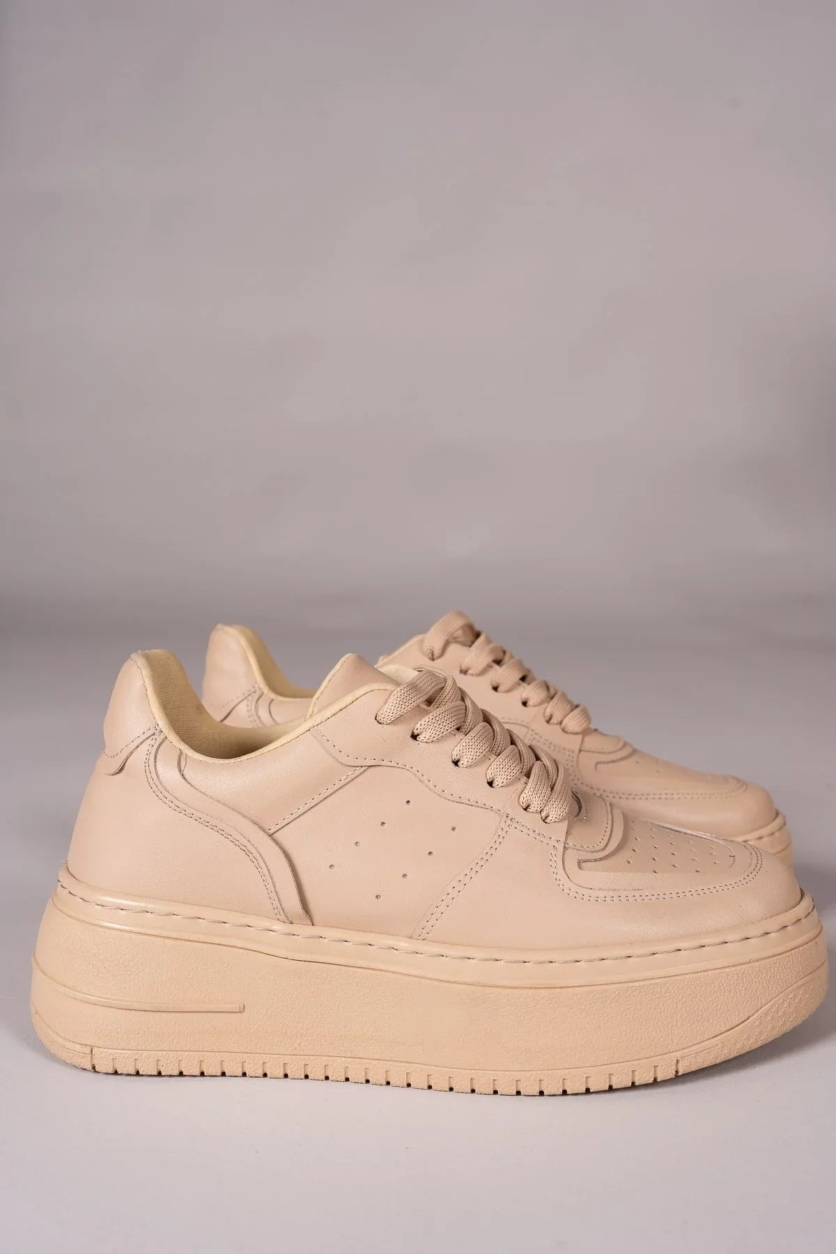 Riccon Kadın Sneaker 0012255 Nude