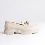 Riccon Kadın Loafer 0012557 Bej