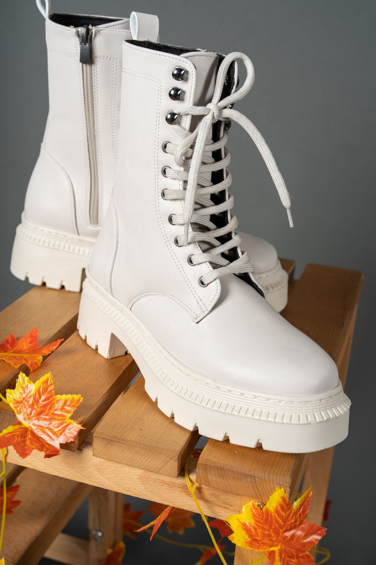 Riccon Kadın Fermuarlı Bot 0012299