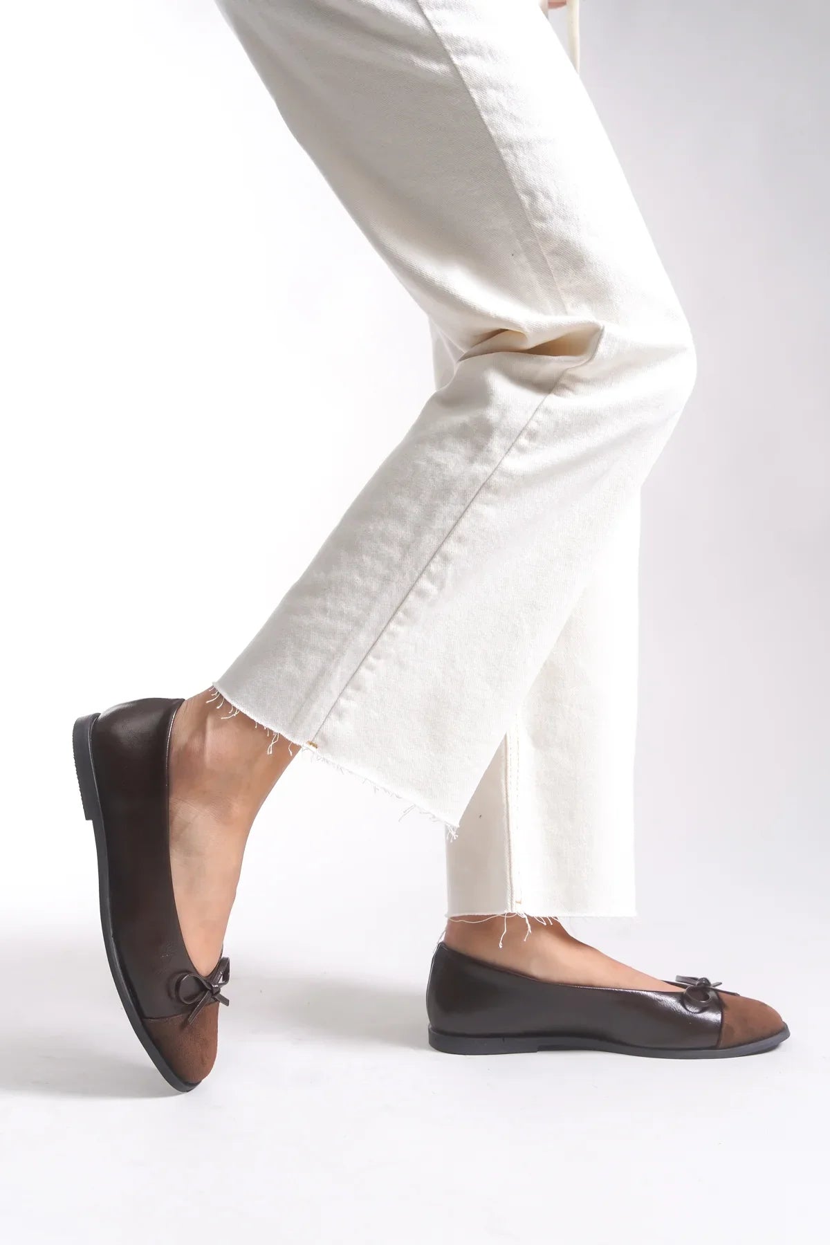 Riccon Kadın Babet 0012098 Kahverengi Cilt