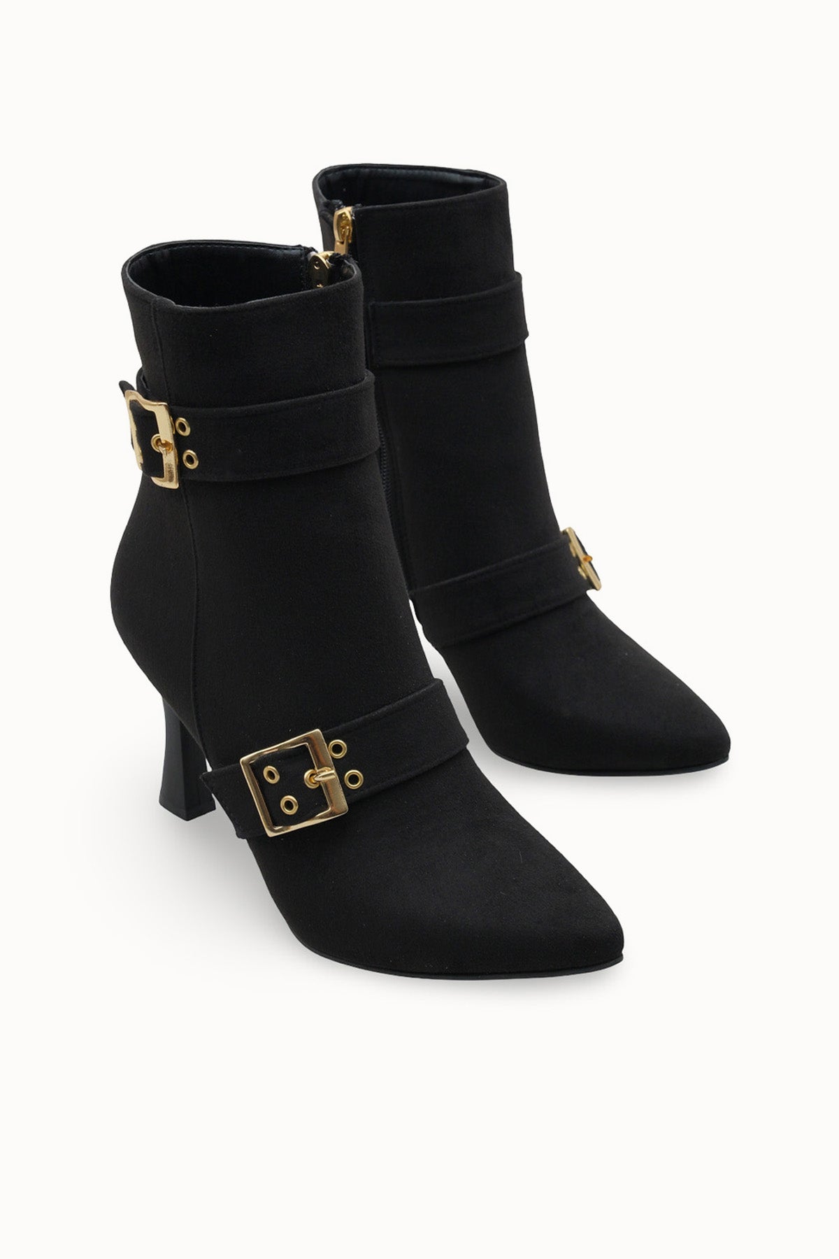 Riccon Olytheris Kadın Topuklu Sivri Burun Bot 00128505