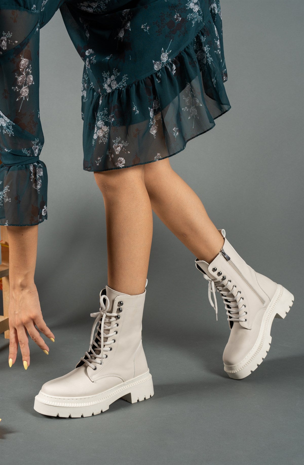 Riccon Kadın Fermuarlı Bot 0012299