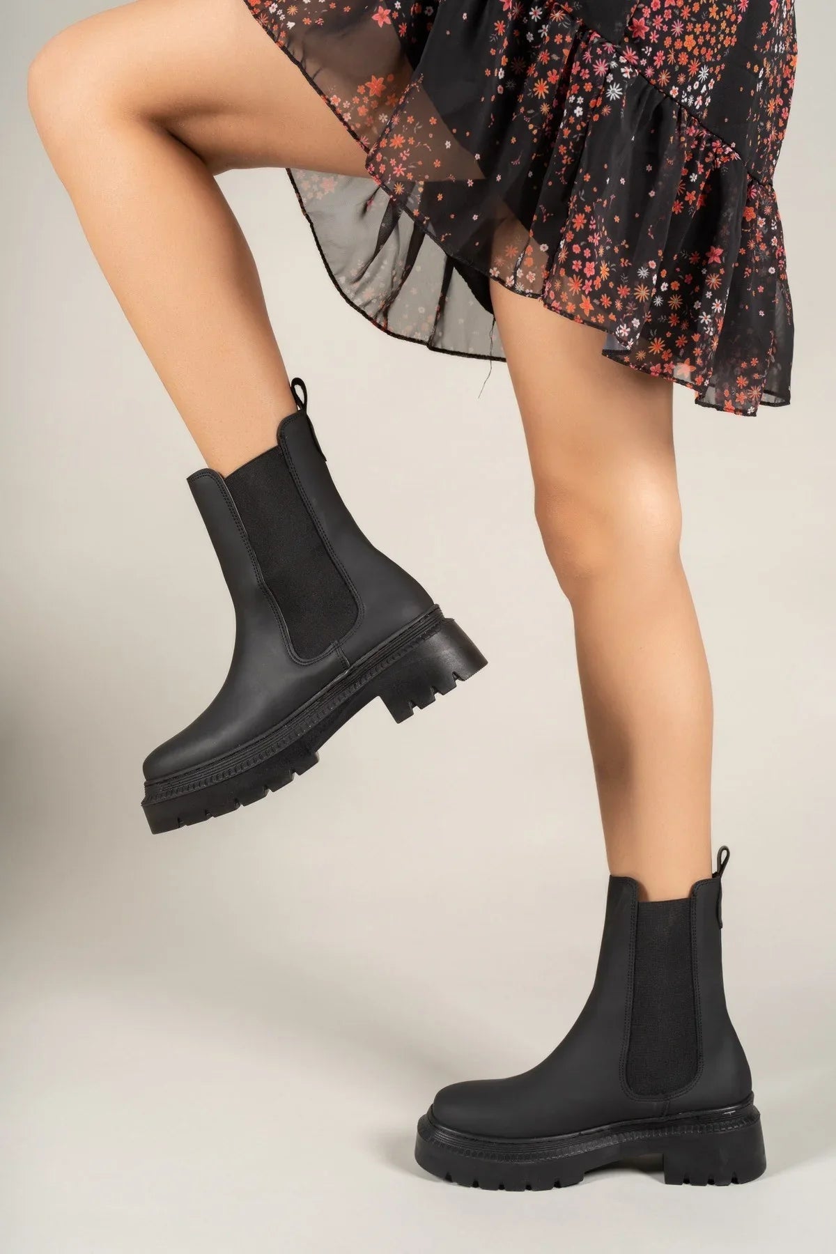 Riccon Kadın Bot 0012213 Mat Siyah