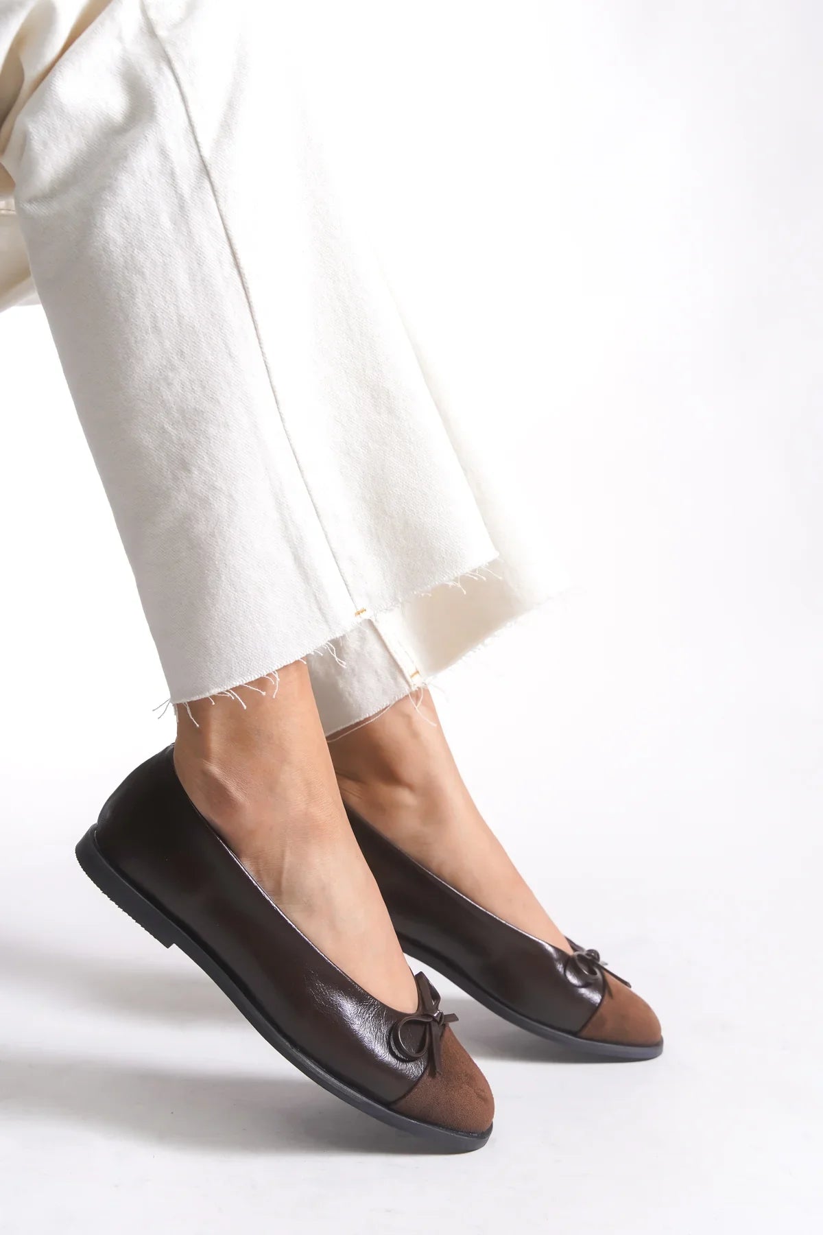 Riccon Kadın Babet 0012098 Kahverengi Cilt