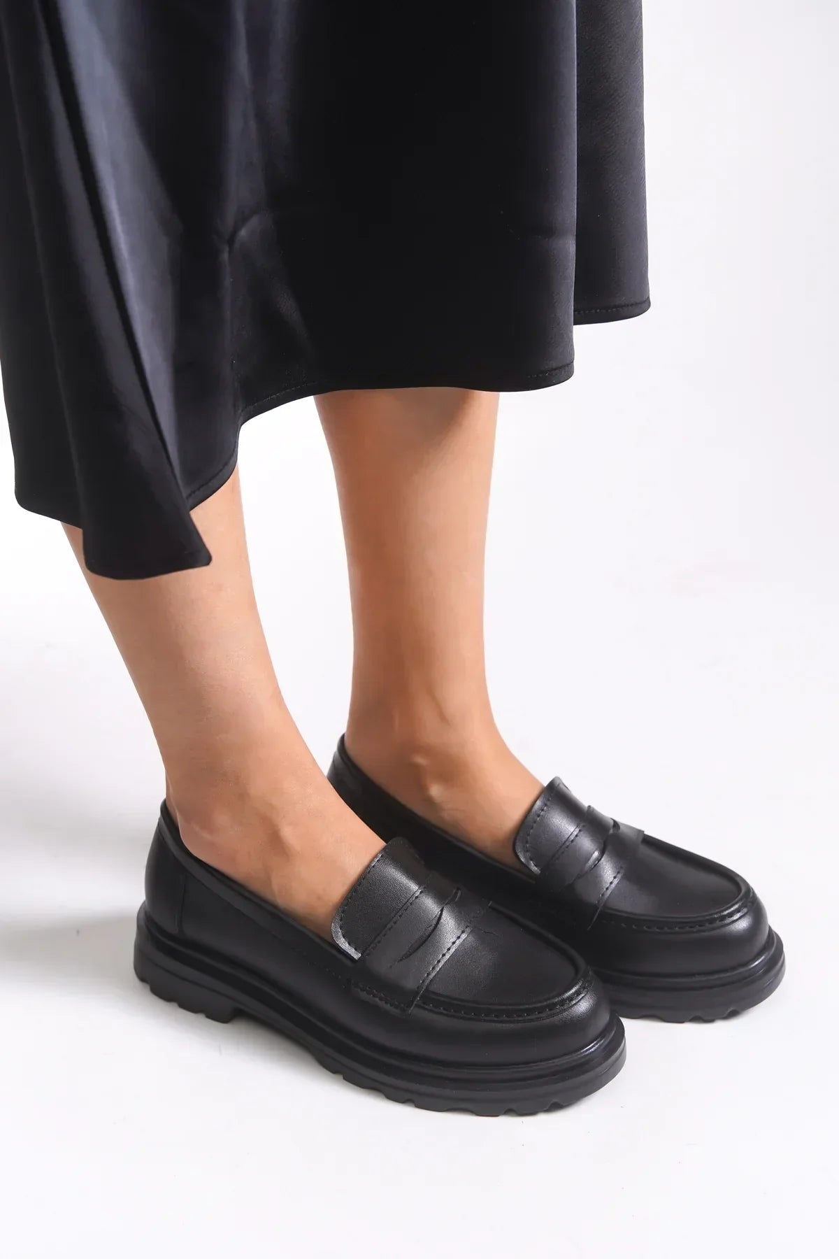 Riccon Kadın Loafer 0012511 Siyah