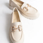 Riccon Kadın Loafer 0012557 Bej