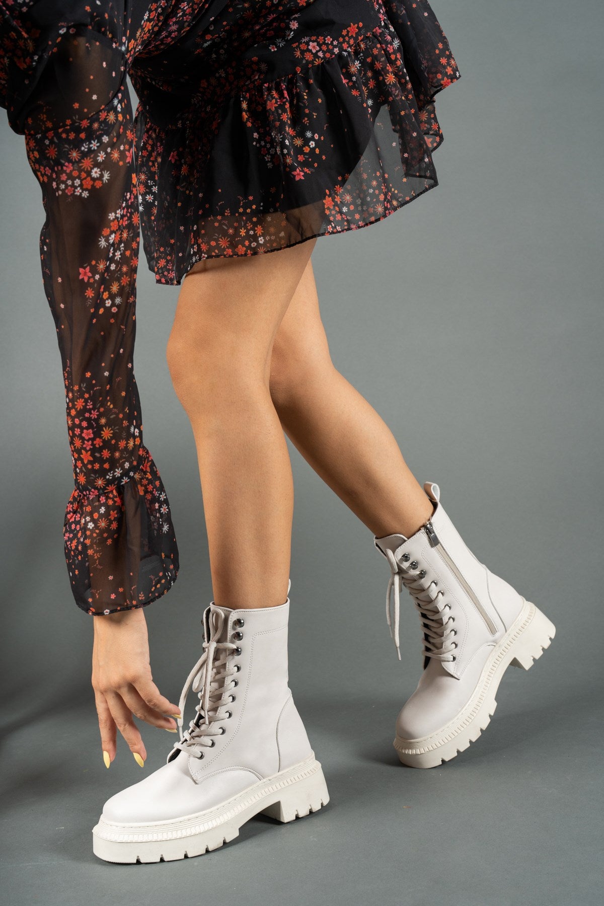 Riccon Kadın Fermuarlı Bot 0012299