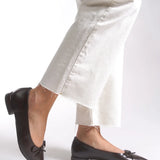 Riccon Kadın Sivri Burun Babet 0012502 Kahverengi Cilt